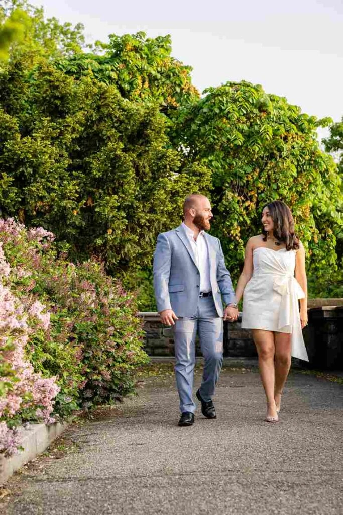 Engagement golden hour