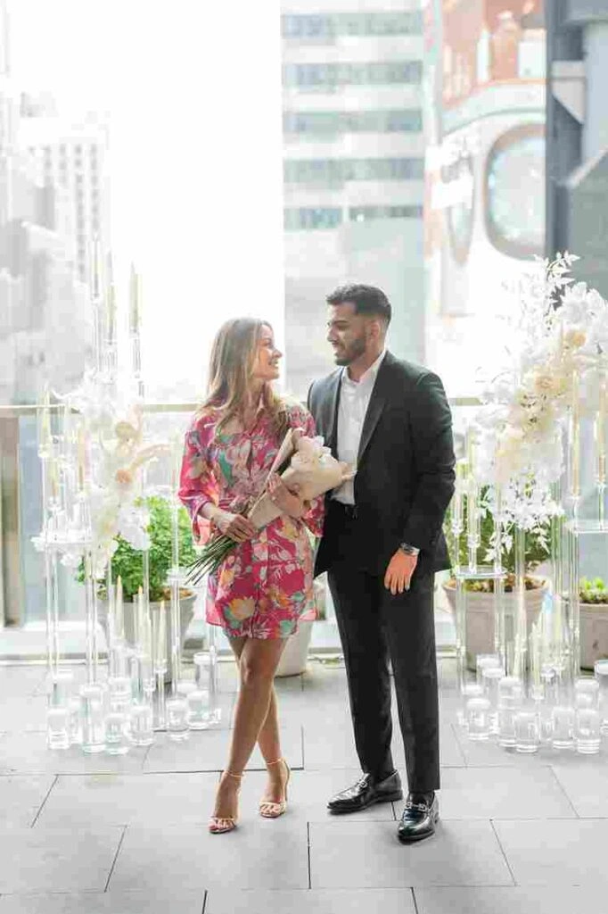 Proposal couple photo