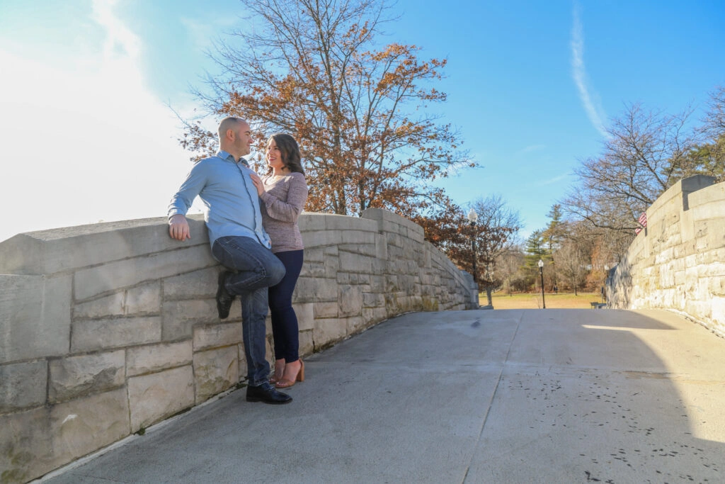 Engagement nature scene