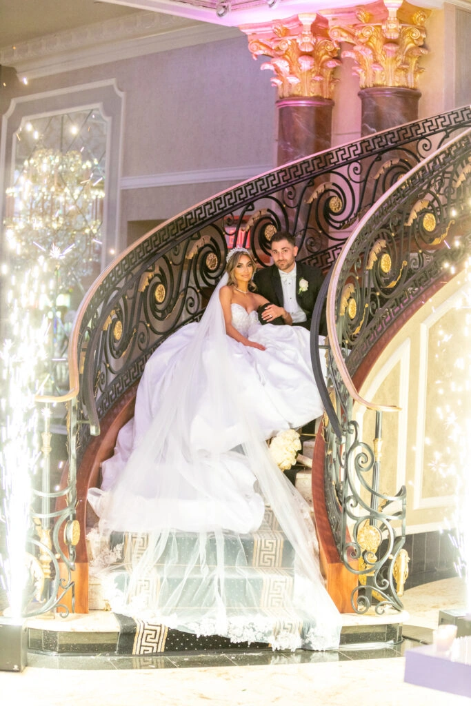 Wedding couple portrait